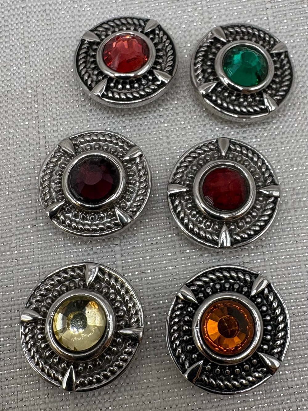 WESTERN BUNDLE - SET of 6 Genuine Ginger Snap & Co. Snap Button Charms 18mm/20mm